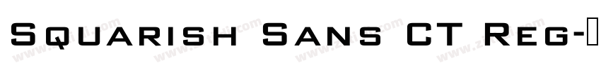 Squarish Sans CT Reg字体转换